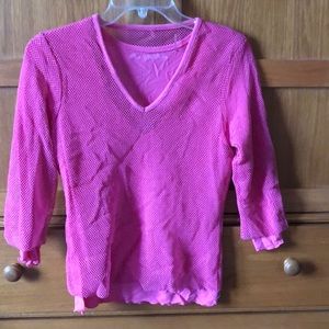 Pink 2 layer shirt
